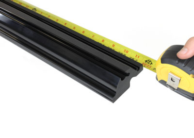 Precisely molded cross-section over the entire 24 foot length